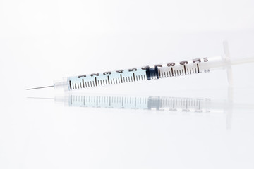 Syringes on isolated