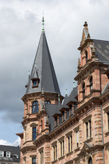 Obraz premium Das Neue Rathaus in Wiesbaden, Hessen