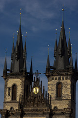 Fototapeta na wymiar Prague towers