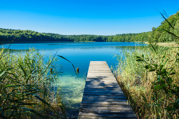 Fototapeta premium Krajobraz w Trünnensee na Pojezierzu Meklemburskim