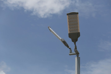 Pole of LED Lighting outdoor.