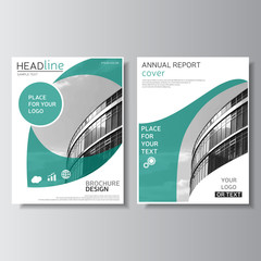 Brochure design. Annual report cover. Leaflet template. Flyer layout. Magazine cover, poster template. Vector illustration, eps 10