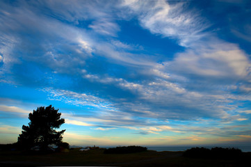Fototapeta na wymiar Sunset at Peketa Beach, Kaikoura, South Island of New Zealand