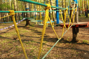 Fototapeta premium Extreme gaming platform in a public park