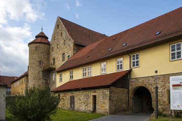 Fototapeta na wymiar Schloss Gluecksburg in Roemhild, Germany, 2016