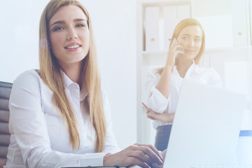 Businesswomen in office