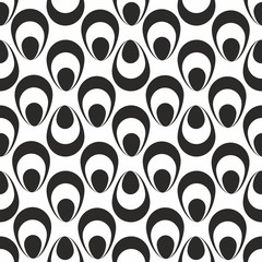 seamless water drops pattern
