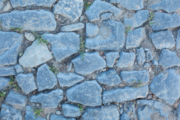 texture of the stone wall