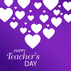 greeting card of teachers day