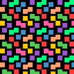 Colorful pastel square background pattern