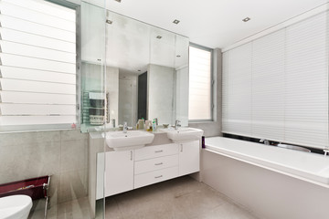 Bathroom of the luxurious house
