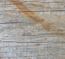 Aged wooden surface with some brown paint