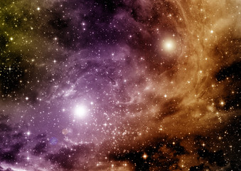Fototapeta premium galaxy in a free space