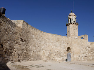 Tower and wall of Mount of Olives