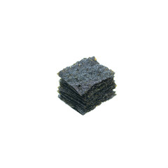 fried seaweed isolated on white background. © Achira22