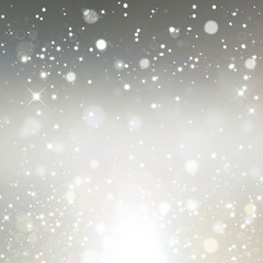 Light silver abstract background, festive fantasy