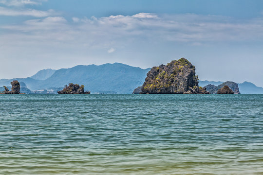Small islands around the Langkawi island
