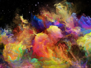 Obraz na płótnie Canvas Game of Space Nebula