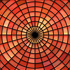 abstract vector stained-glass mosaic background