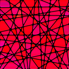 Fototapeta premium abstract vector stained-glass mosaic background