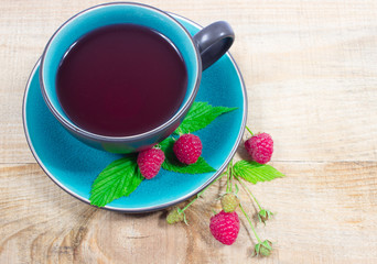 Tea raspberry - closeup.