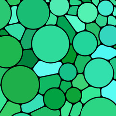 abstract vector stained-glass mosaic background