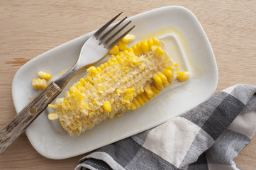 Eaten sweet corn