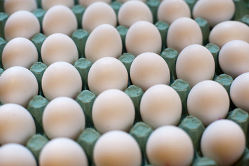 Carton of fresh farm eggs