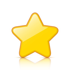 Golden Star Icon