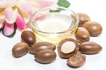 Argan oil. Much appreciated in cosmetics.