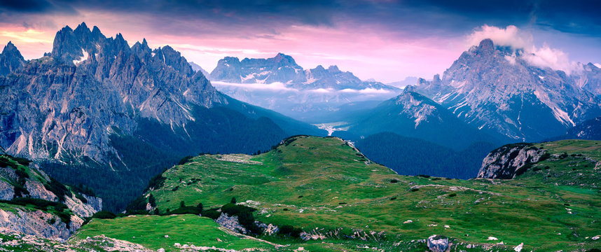 Fototapeta Cadini di Misurina range, in National Park Tre Cime di Lavaredo.