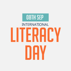  illustration of International Literacy Day.