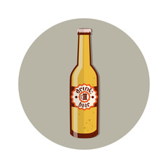 Oktoberfest Festival Bottle Beer Icon