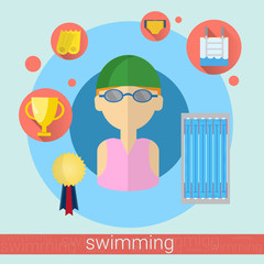 Swimmer Man Swimming Icon