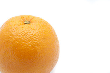 Close up texture of an orange