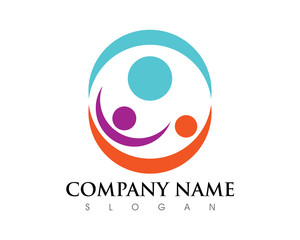 Fototapeta premium People Logo