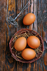 chicken eggs