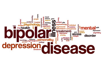Bipolar disease word cloud