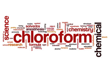 Chloroform word cloud