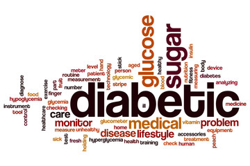 Diabetic word cloud