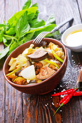 fried vegetables