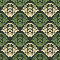 Seamless ornament pattern vector tile