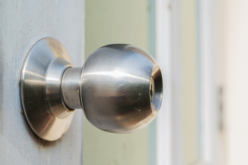 old door stainless knob