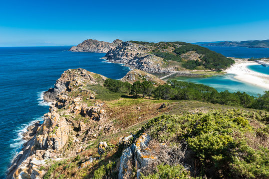 Cies Islands, National Park Maritime-Terrestrial of the Atlantic Islands, Galicia (Spain)