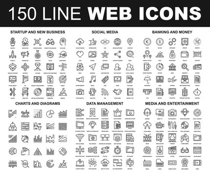 Line Web Icons