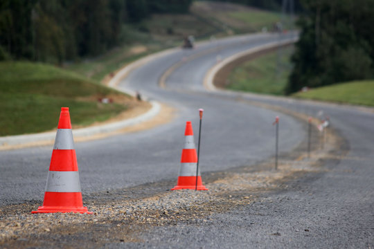 Autoroute en construction