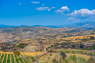 Fototapeta na wymiar Cyprus mountain landscape