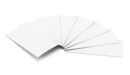 Pack of booklets on a white background.