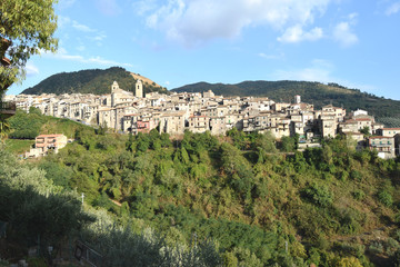 Fototapeta premium View of Piglio wine country - Lazio - Italy