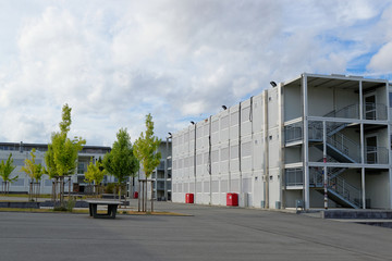 Fototapeta na wymiar Container buildings